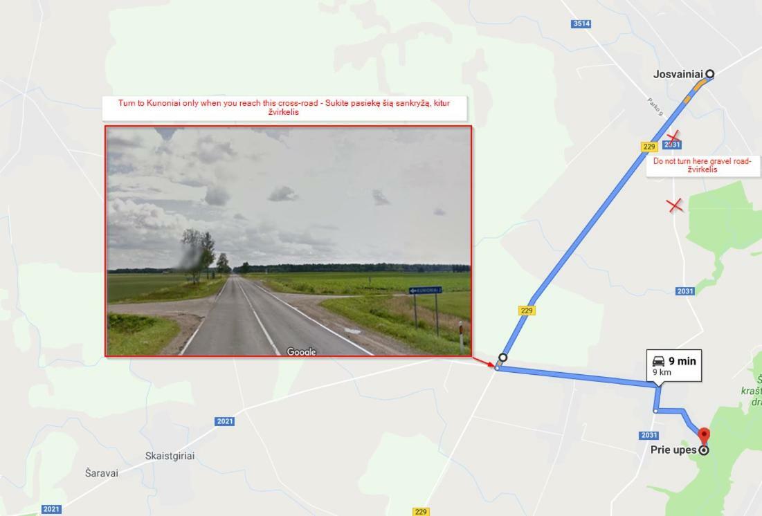 Penzion Prie Upes Kunioniai Exteriér fotografie